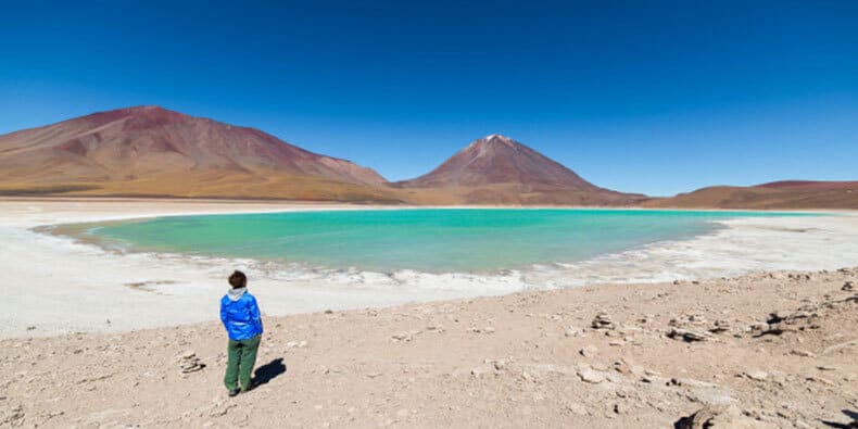 The Laguna Verde in Bolivia